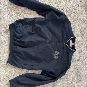 Dunbrooke Blue Bomber Jacket with Embroidered Detail